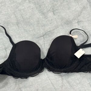 BNWT Love by Gap black lace bra 34b